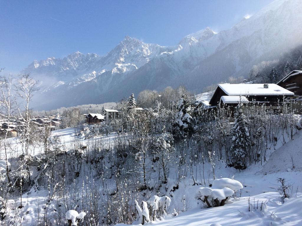 Facing The Chamonix Needles Apartment Les Houches Exterior photo